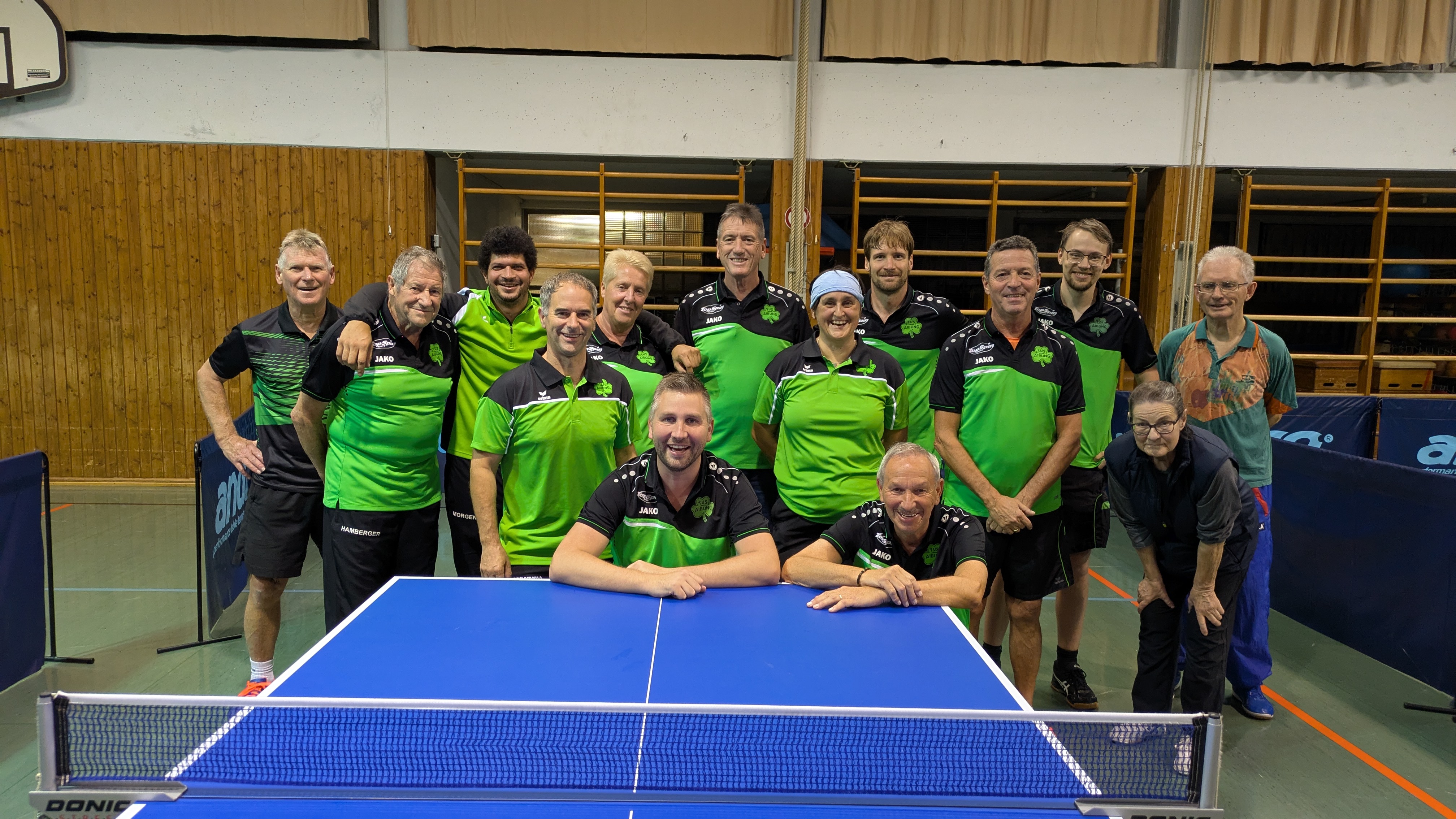 Trainingsbetrieb der Tischtennisabteilung